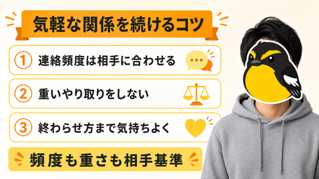 気軽なセフレ関係を続けるコツ